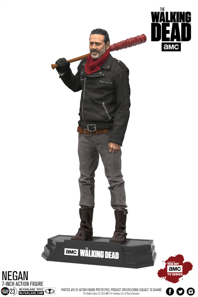 the WALKING DEAD: NEGAN VERSION COLOR TOPS Action Figure McFARLANE TOYS