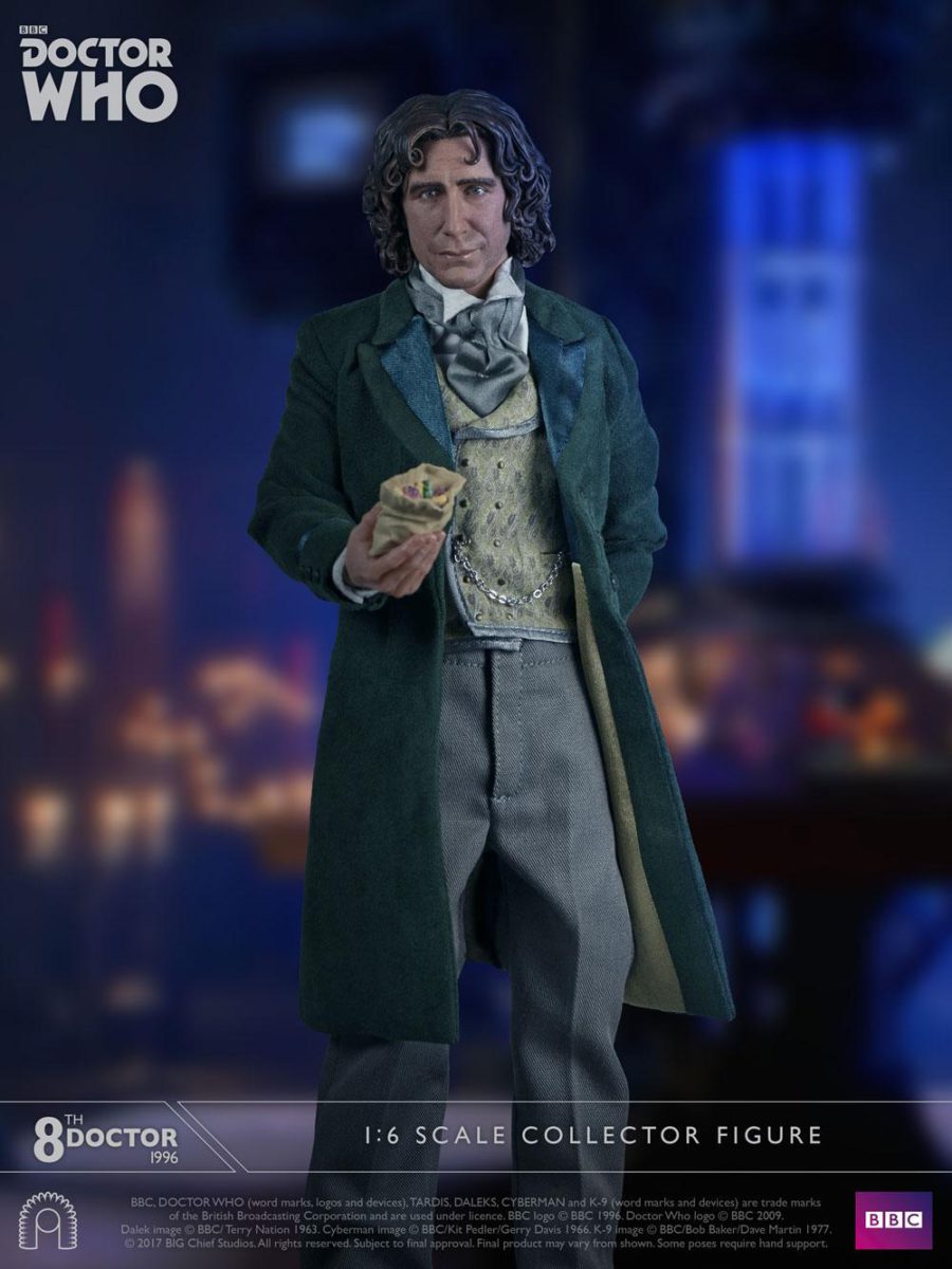 DOCTOR WHO: 08th DOCTOR (Paul McGann) (Lim. 1000) 1/6 Action Figure 30 cm BIG CHIEF STUDIOS