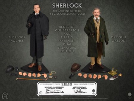 SHERLOCK HOLMES: the ABOMINABLE BRIDE - SHERLOCK HOLMES (Benedict Cumberbatch) & Dr. JOHN WATSON (Martin Freeman) 2-Pack 1/6 Action Figure 12" BIG CHIEF STUDIOS