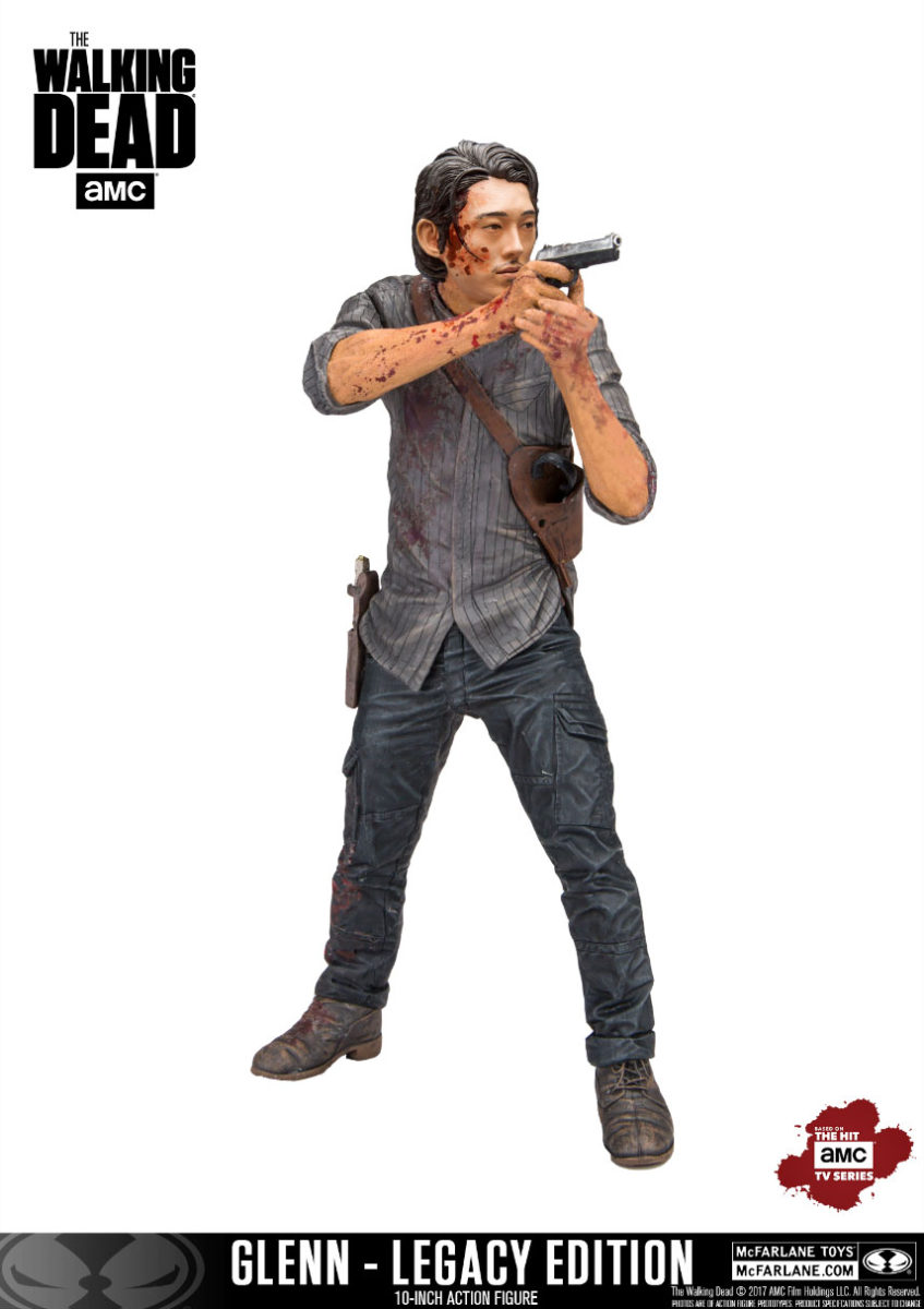 the WALKING DEAD: GLENN DELUXE 10" Action Figure McFARLANE TOYS