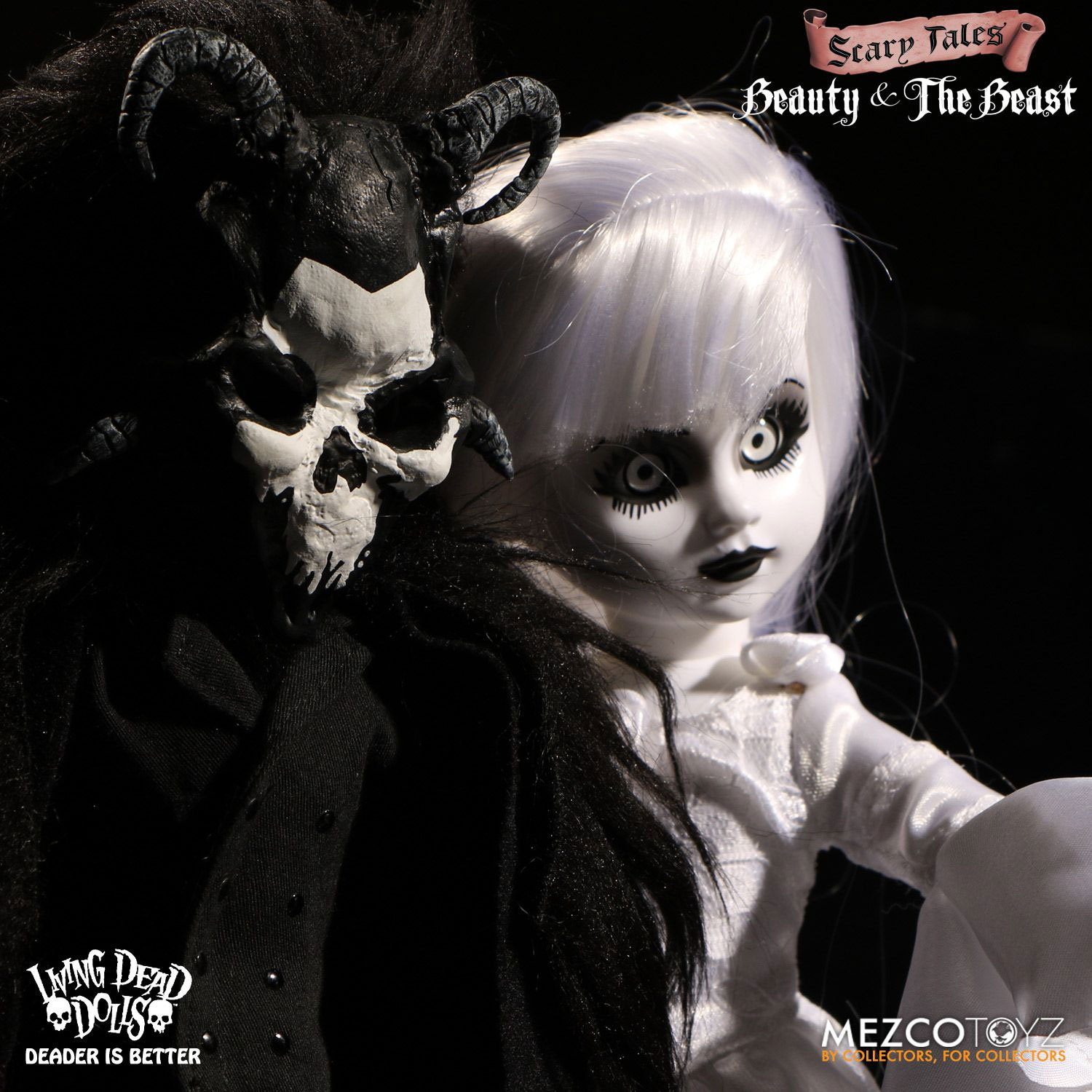 LIVING DEAD DOLLS: SCARY TALES – BEAUTY and the BEAST SET Dolls