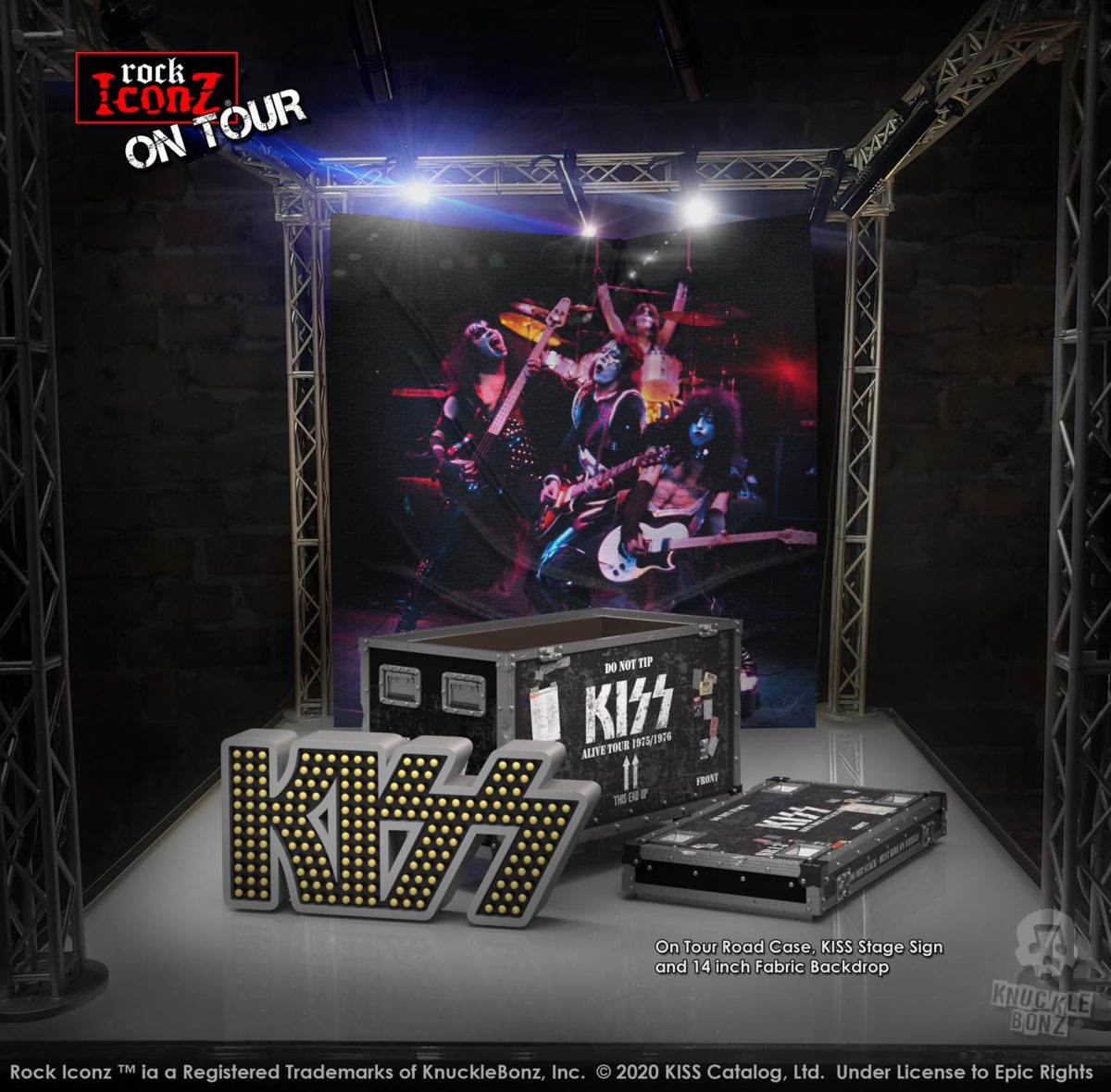 KISS: "Alive!" ROAD CASE On TOUR SERIES SET (Lim.3000) KNUCKLEBONZ