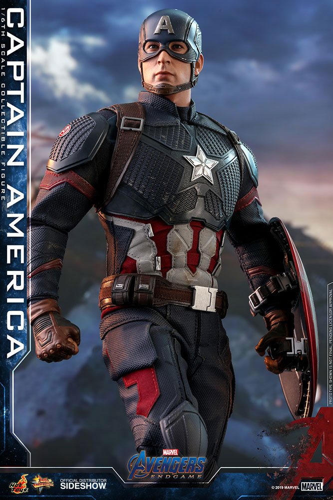 Marvel Avengers Endgame Captain America 1 6 Action Figure 12″ Hot Toys Edicollector
