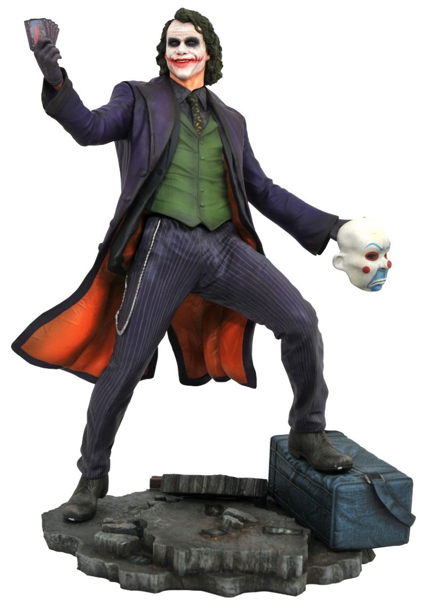 DC COMICS: the DARK KNIGHT - MOVIE GALLERY the JOKER Statue 23 cm DIAMOND SELECT
