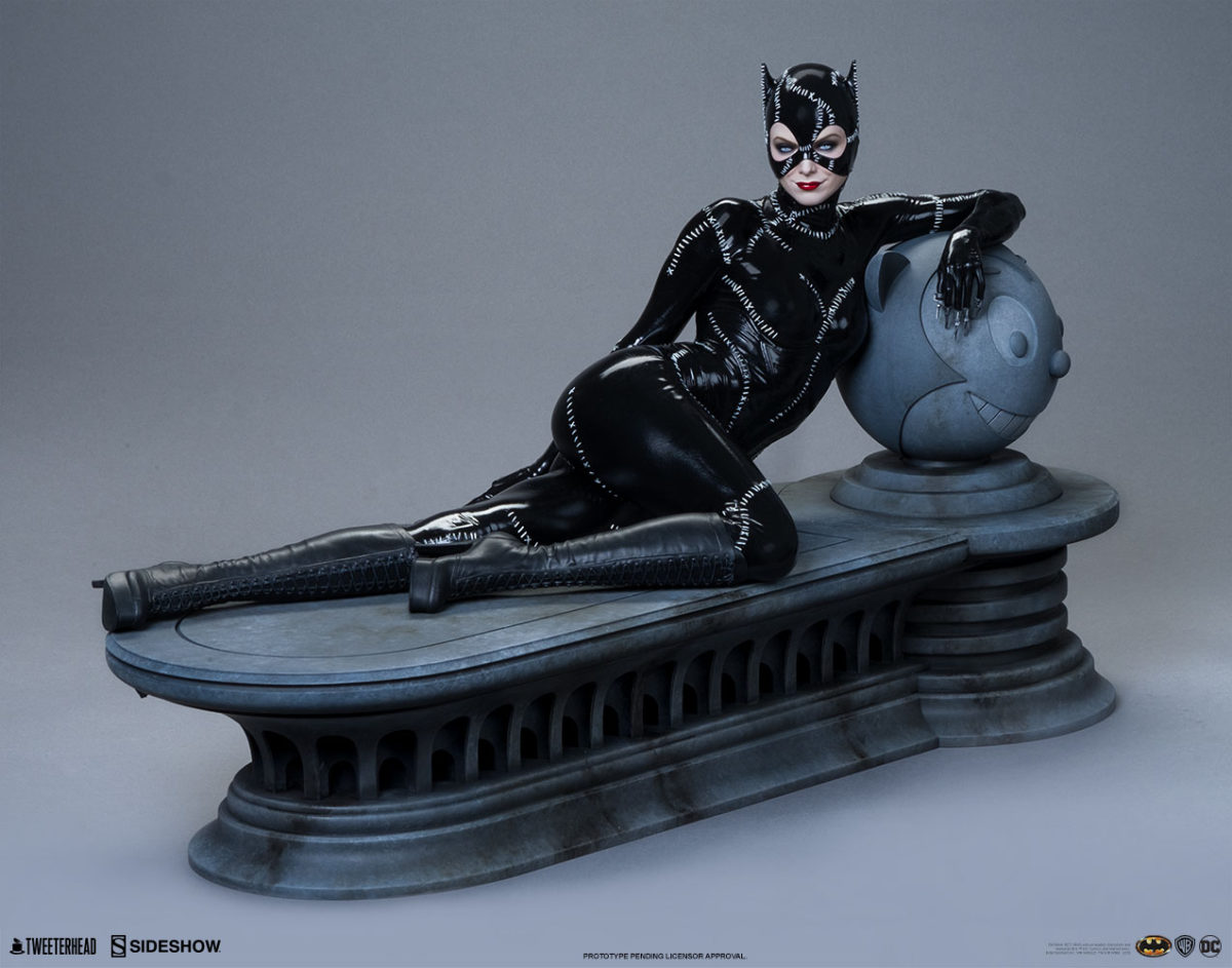 Dc Comics Batman Returns Catwoman Michelle Pfeiffer Maquette Statue Cm Tweeterhead