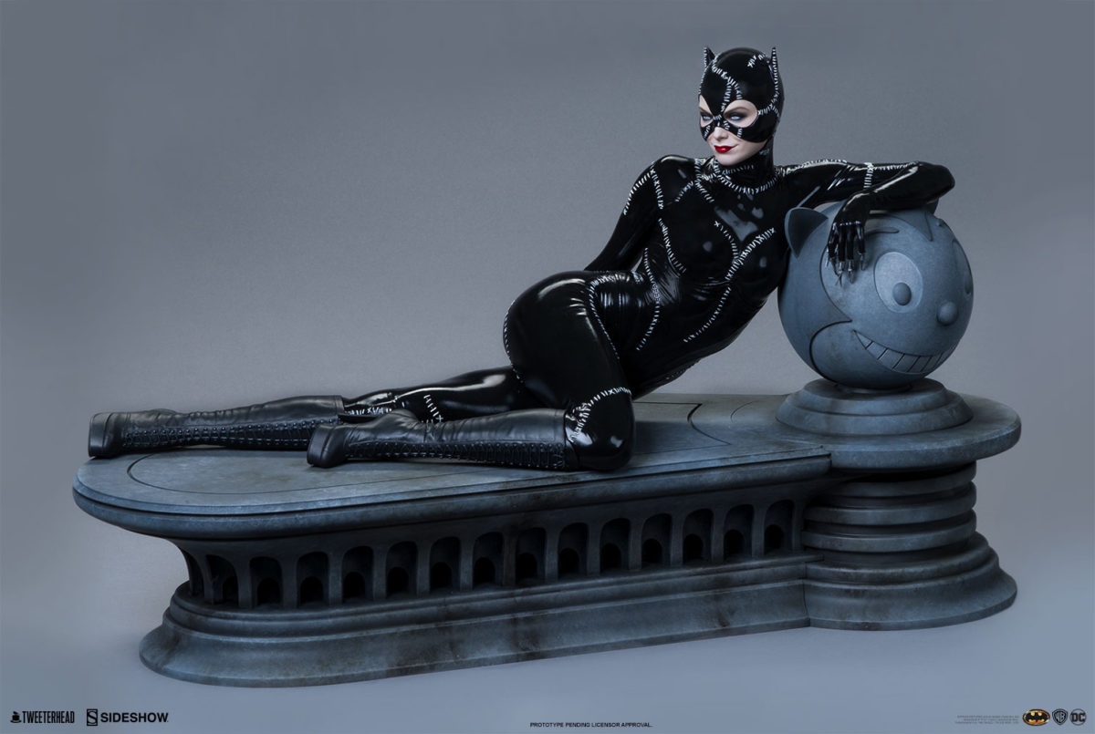 Dc Comics Batman Returns Catwoman Michelle Pfeiffer Maquette Statue Cm Tweeterhead