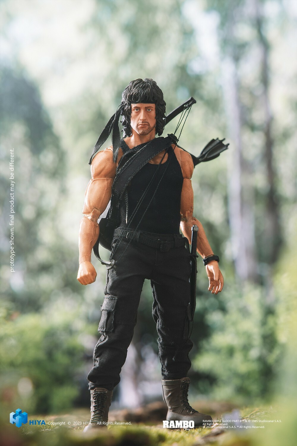 Rambo figurine 1/12 Exquisite Super Series First Blood II John Rambo 16 cm