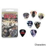 the WALKING DEAD: GENUINE PEAVEY ACCESSORIES CHARACTERS PICKS PACK