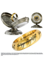 LORD of the RINGS: the ONE RING - STAINLESS STEEL RING Size 10 (diam.int. 19mm) (GOLD PLATED) Accessory