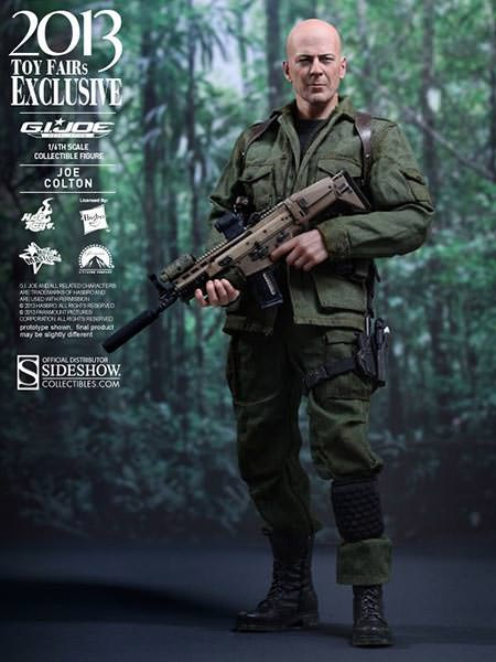 G.I. JOE: JOE COLTON (Bruce Willis) TOY FAIR EXCLUSIVE 1/6 Action Figure 30 cm HOT TOYS