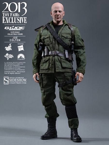 G.I. JOE: JOE COLTON (Bruce Willis) TOY FAIR EXCLUSIVE 1/6 Action Figure 30 cm HOT TOYS - immagine 2