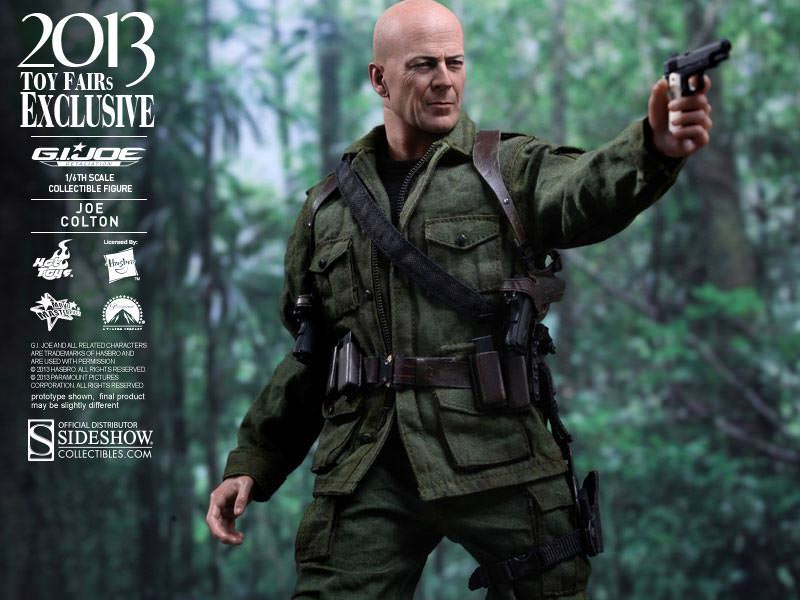 G.I. JOE: JOE COLTON (Bruce Willis) TOY FAIR EXCLUSIVE 1/6 Action Figure 30 cm HOT TOYS - immagine 5