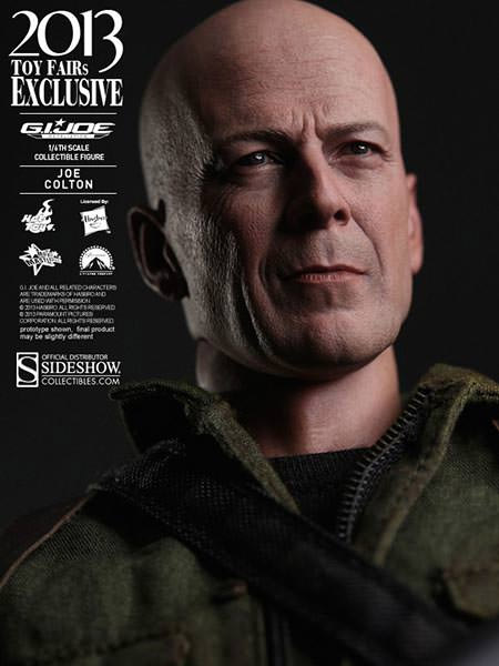 G.I. JOE: JOE COLTON (Bruce Willis) TOY FAIR EXCLUSIVE 1/6 Action Figure 30 cm HOT TOYS - immagine 3