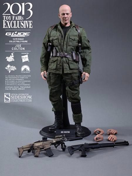 G.I. JOE: JOE COLTON (Bruce Willis) TOY FAIR EXCLUSIVE 1/6 Action Figure 30 cm HOT TOYS - immagine 4