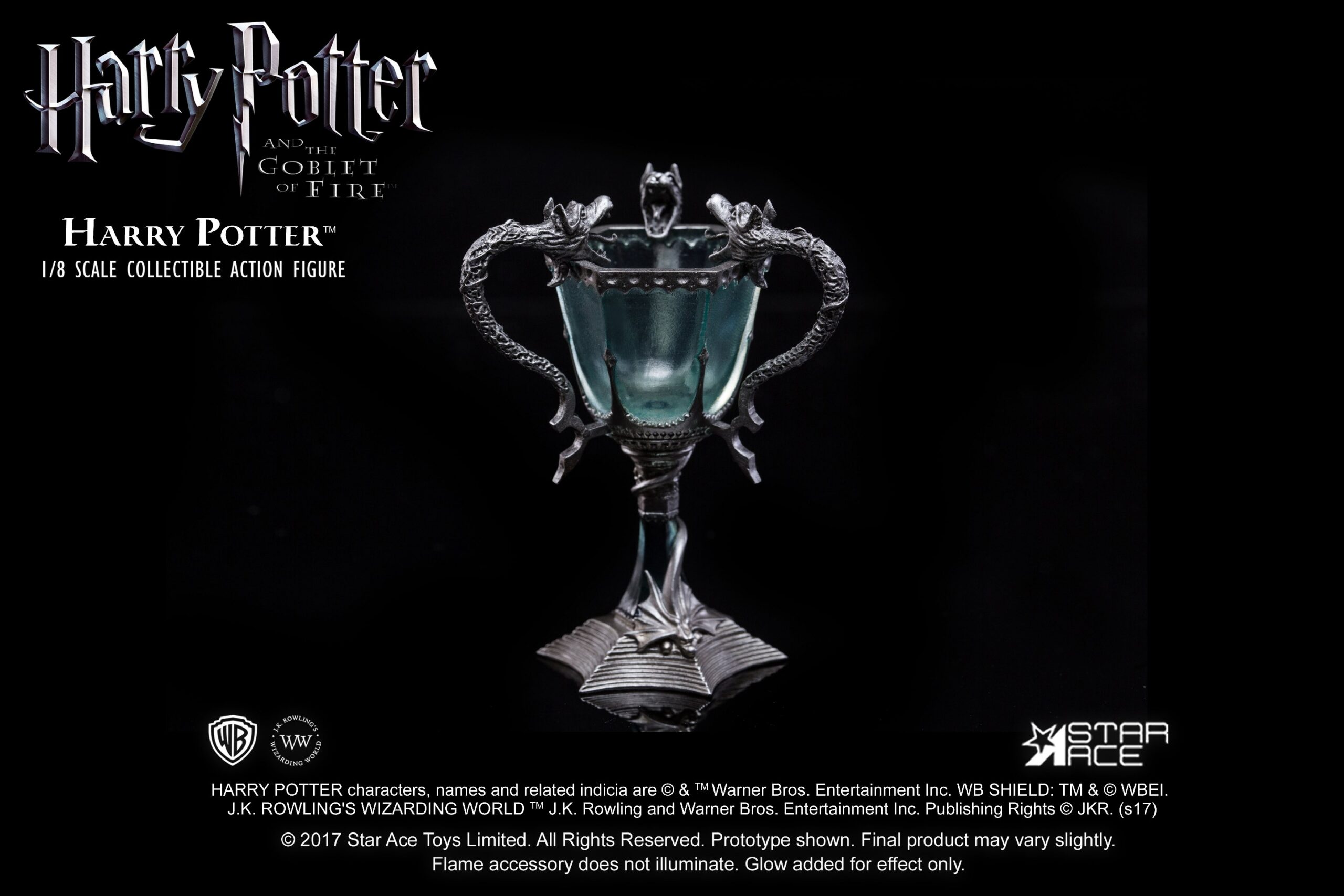 HARRY POTTER: TRIWIZARD TOURNAMENT - HARRY POTTER WAND with FLASH VERSION A 1/8 Action Figure STAR ACE TOYS - immagine 11