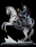 LORD of the RINGS: ARWEN (Liv Tyler) & FRODO on ASFALOTH 1/6 STATUE WETA