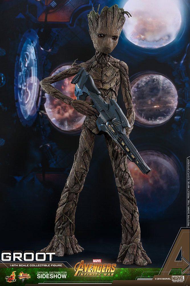 AVENGERS: INFINITY WAR - GROOT 1/6 Action Figure 30 cm HOT TOYS - immagine 2