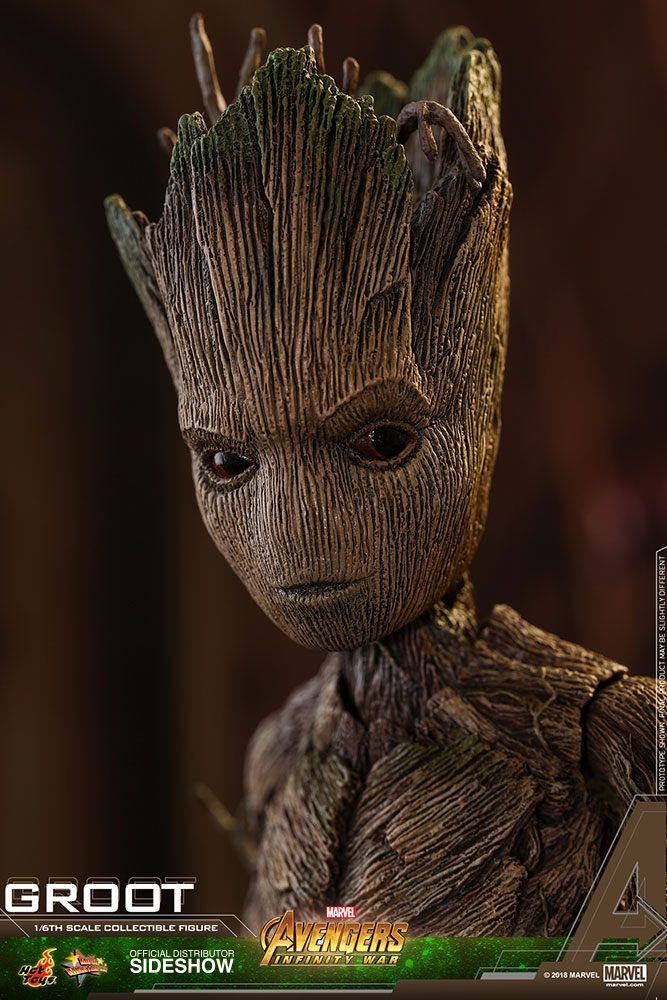 AVENGERS: INFINITY WAR - GROOT 1/6 Action Figure 30 cm HOT TOYS - immagine 8