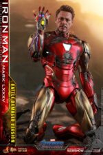 AVENGERS: ENDGAME - IRON MAN MARK LXXXV (Mark 85) BATTLE DAMAGED VERSION DIE CAST 1/6 Action Figure 32 cm