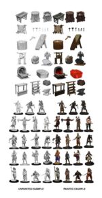WIZKIDS: MINIATURES TOWNSPEOPLE & ACCESSORIES 3.80 cm Accessori - Giochi da Tavolo WIZKIDS