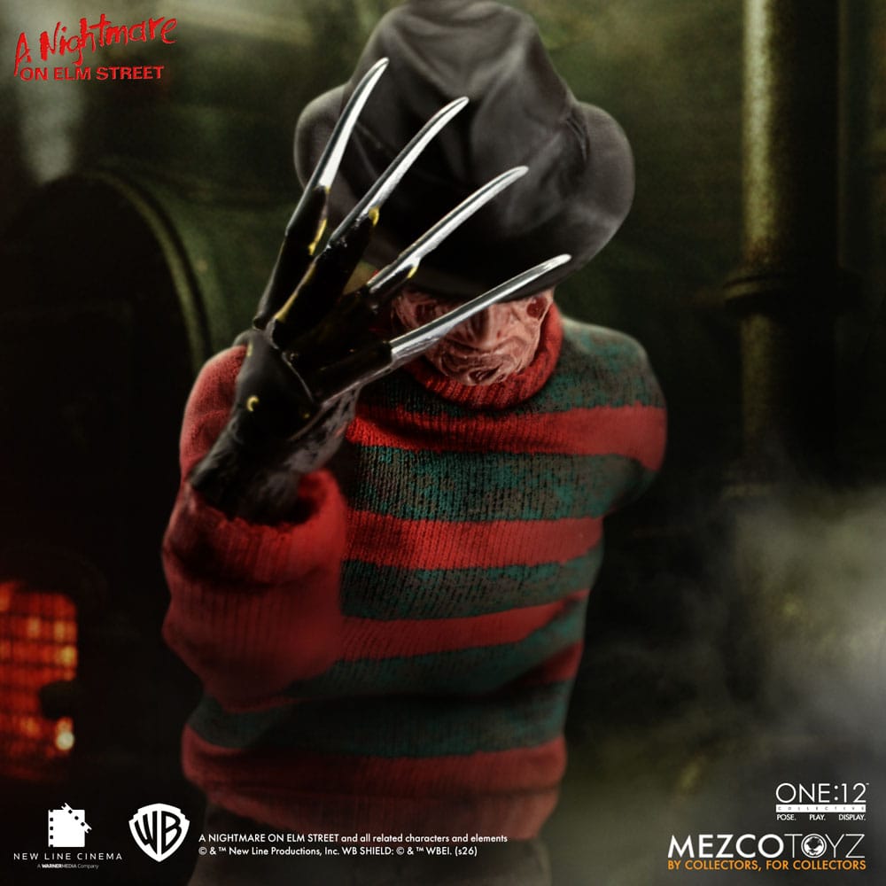 the ONE 12 COLLECTIVE: NIGHTMARE on ELM STREET - FREDDY KRUEGER 1/12 Action Figure 17 cm MEZCO TOYS - immagine 3