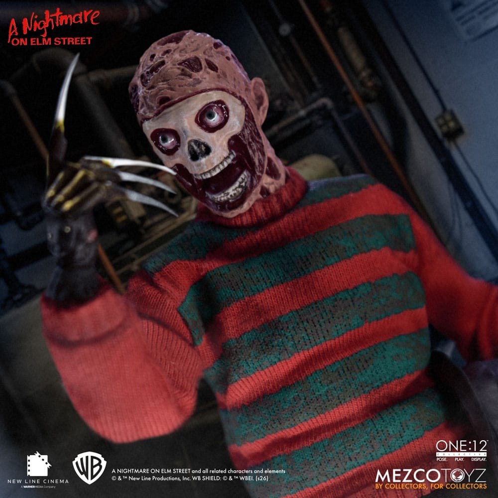 the ONE 12 COLLECTIVE: NIGHTMARE on ELM STREET - FREDDY KRUEGER 1/12 Action Figure 17 cm MEZCO TOYS - immagine 4