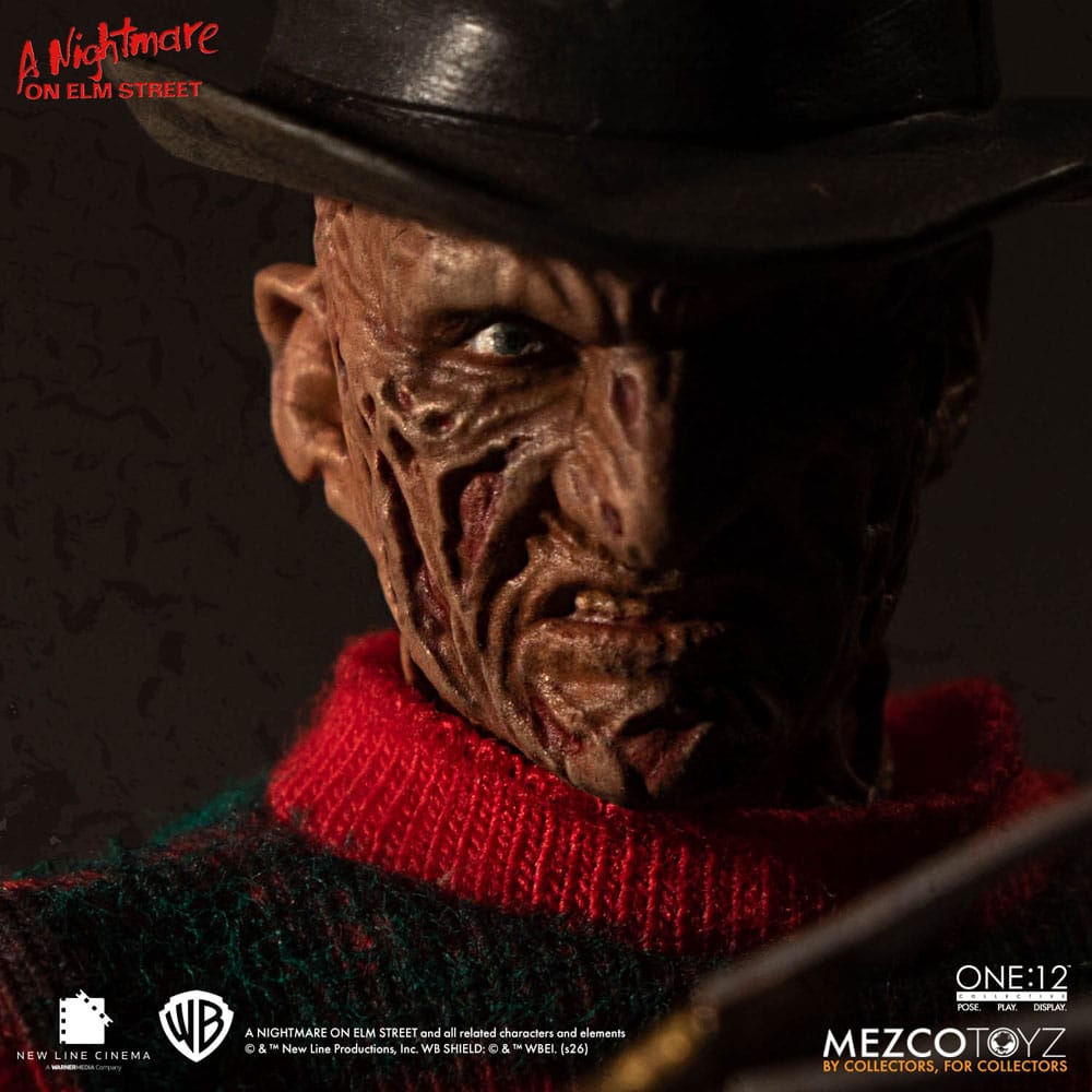 the ONE 12 COLLECTIVE: NIGHTMARE on ELM STREET - FREDDY KRUEGER 1/12 Action Figure 17 cm MEZCO TOYS - immagine 5