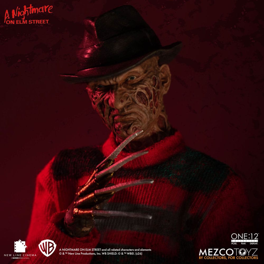 the ONE 12 COLLECTIVE: NIGHTMARE on ELM STREET - FREDDY KRUEGER 1/12 Action Figure 17 cm MEZCO TOYS - immagine 6