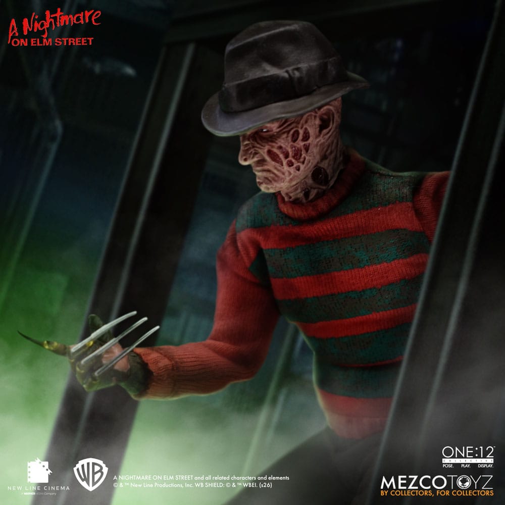 the ONE 12 COLLECTIVE: NIGHTMARE on ELM STREET - FREDDY KRUEGER 1/12 Action Figure 17 cm MEZCO TOYS - immagine 7