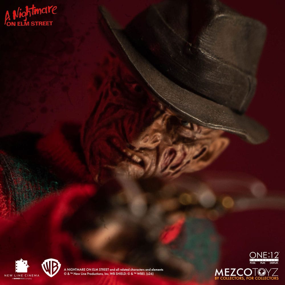 the ONE 12 COLLECTIVE: NIGHTMARE on ELM STREET - FREDDY KRUEGER 1/12 Action Figure 17 cm MEZCO TOYS - immagine 8