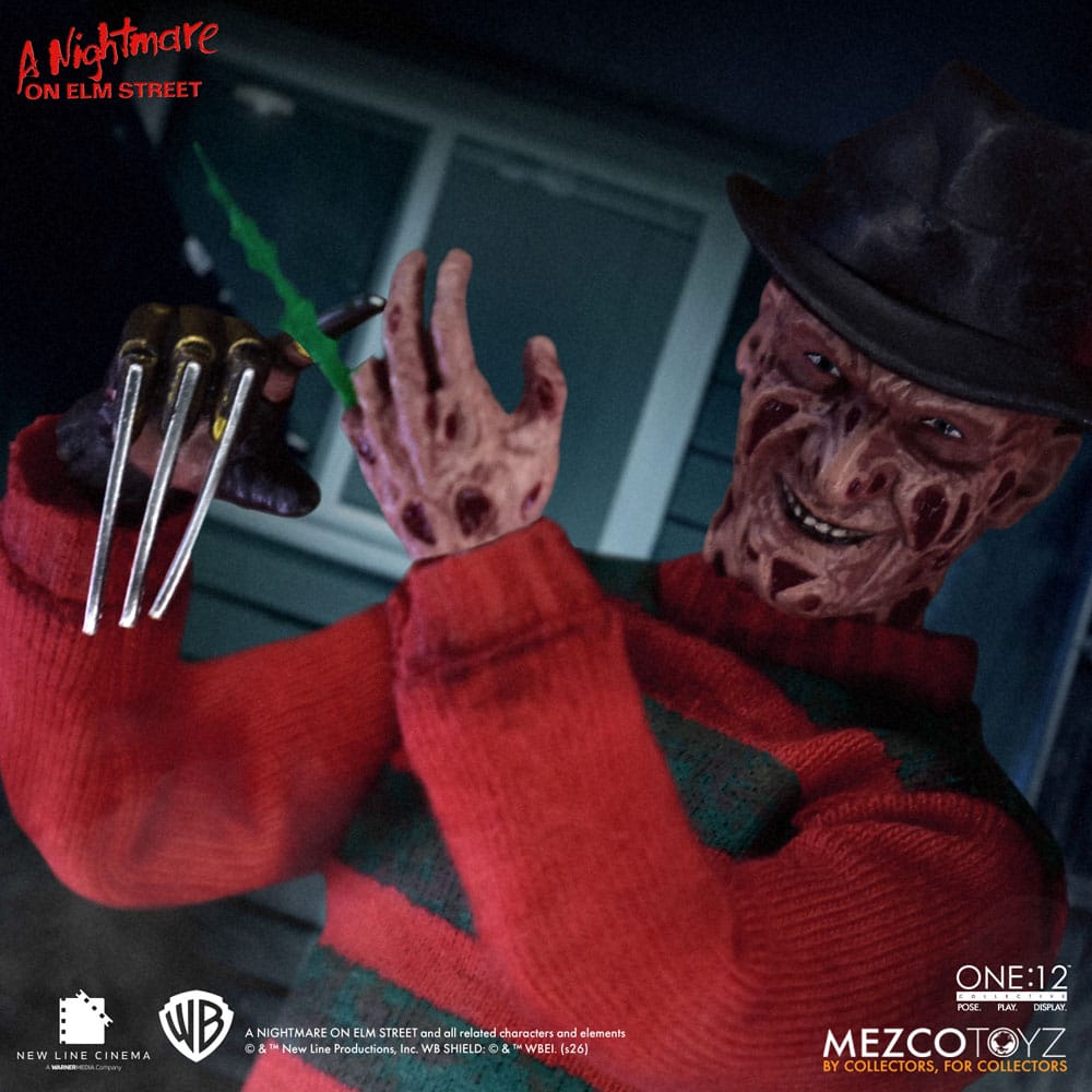 the ONE 12 COLLECTIVE: NIGHTMARE on ELM STREET - FREDDY KRUEGER 1/12 Action Figure 17 cm MEZCO TOYS - immagine 9