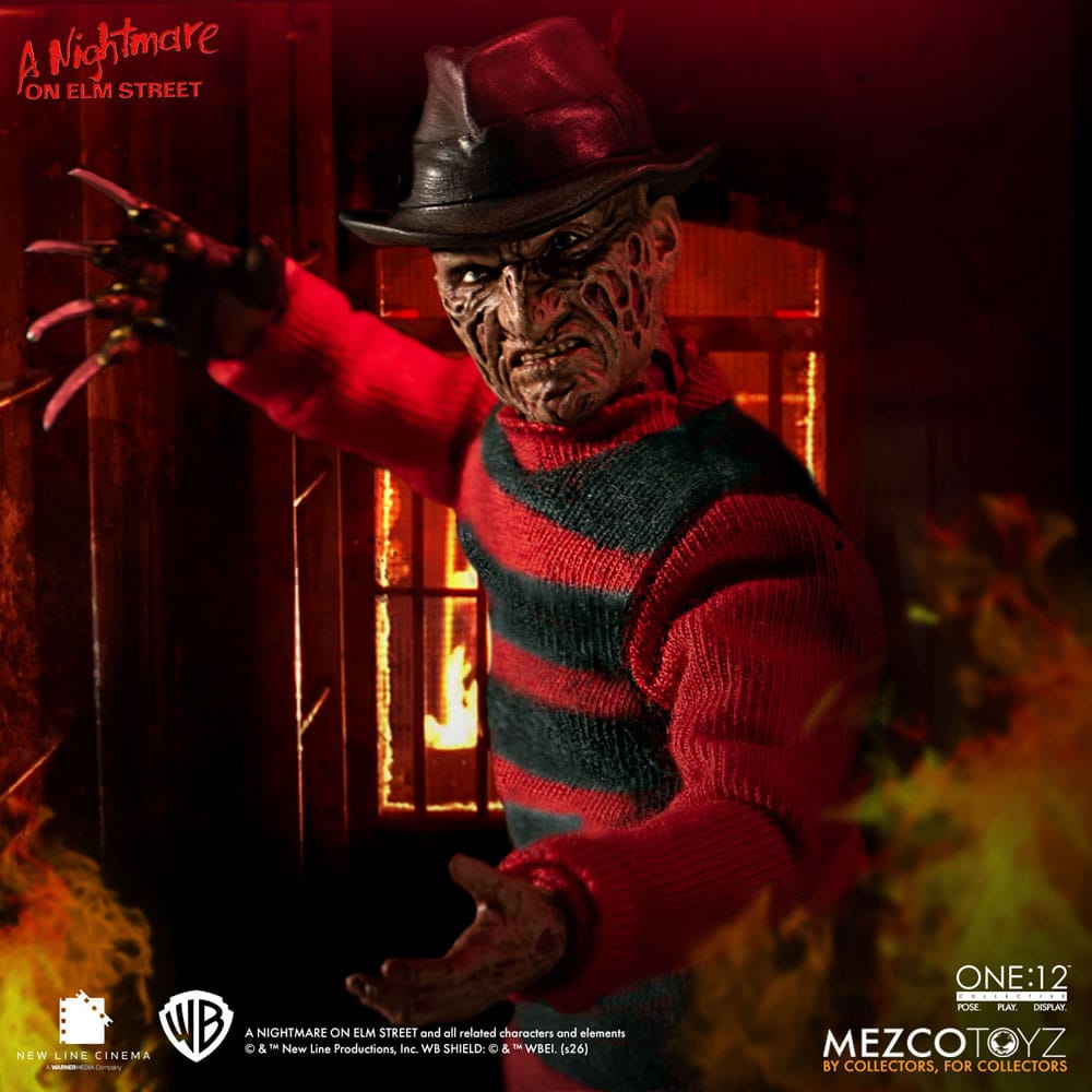 the ONE 12 COLLECTIVE: NIGHTMARE on ELM STREET - FREDDY KRUEGER 1/12 Action Figure 17 cm MEZCO TOYS - immagine 11