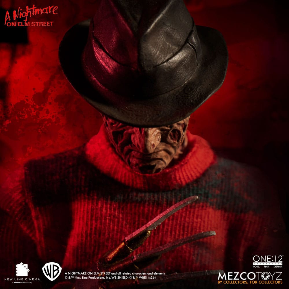 the ONE 12 COLLECTIVE: NIGHTMARE on ELM STREET - FREDDY KRUEGER 1/12 Action Figure 17 cm MEZCO TOYS - immagine 12