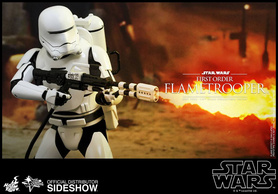 STAR WARS: EPISODE VII - FIRST ORDER FLAMETROOPER 1/6 Action Figure 30 cm - immagine 5