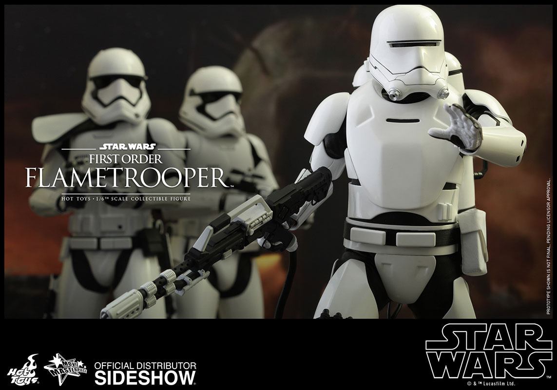 STAR WARS: EPISODE VII - FIRST ORDER FLAMETROOPER 1/6 Action Figure 30 cm - immagine 9