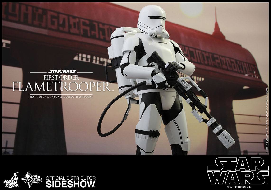 STAR WARS: EPISODE VII - FIRST ORDER FLAMETROOPER 1/6 Action Figure 30 cm - immagine 7