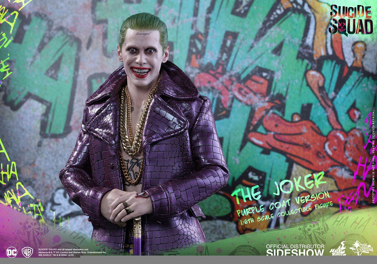 SUICIDE SQUAD: the JOKER (Purple Coat Version) 1/6 Action Figure 30 cm - immagine 10
