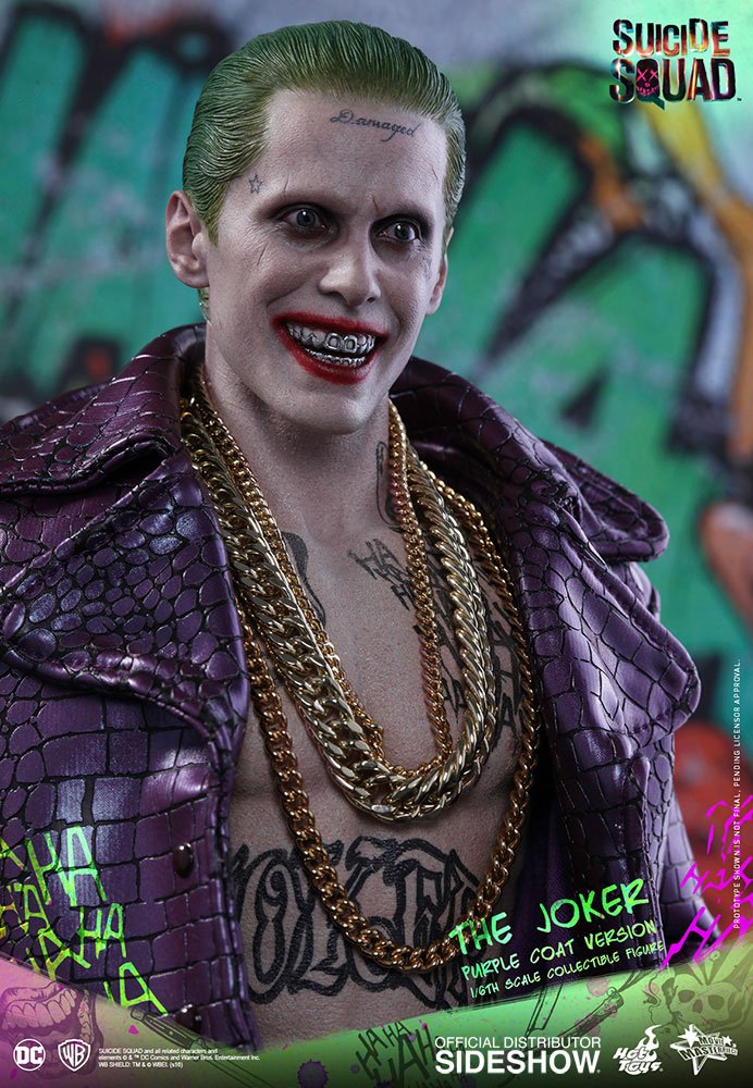 SUICIDE SQUAD: the JOKER (Purple Coat Version) 1/6 Action Figure 30 cm - immagine 5