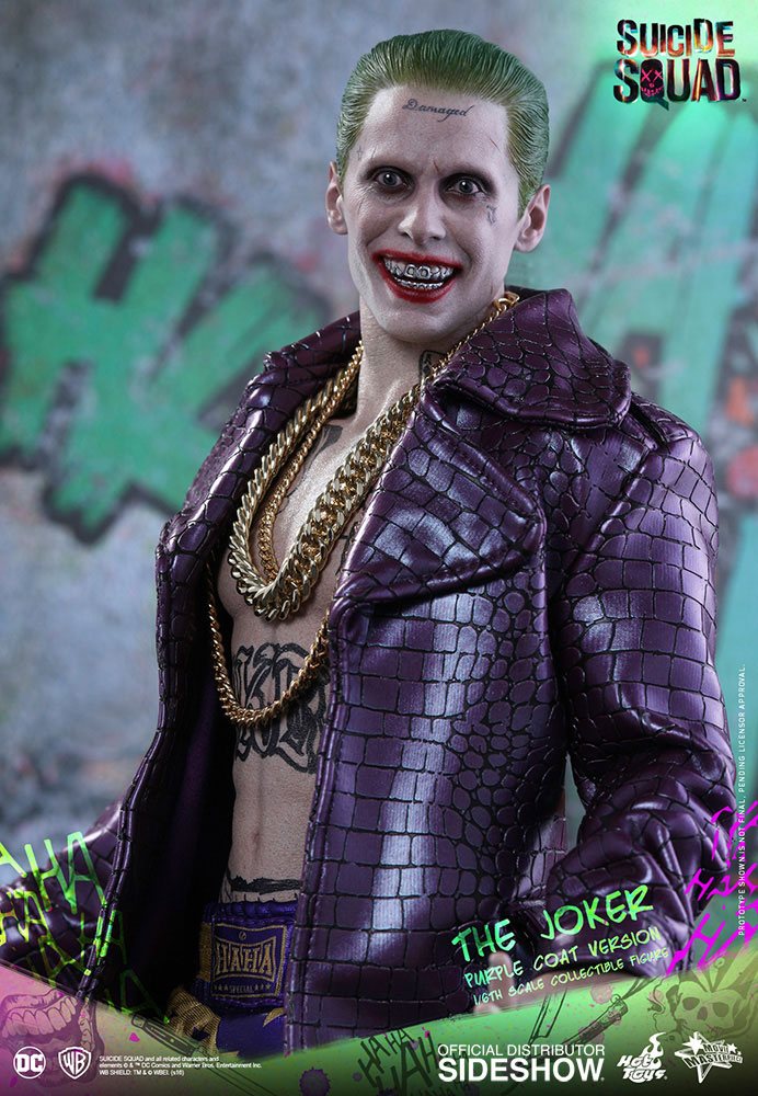 SUICIDE SQUAD: the JOKER (Purple Coat Version) 1/6 Action Figure 30 cm - immagine 6