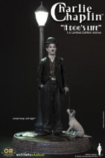 OLD & RARE: CHARLIE CHAPLIN "Dog's Life" with LIGHT 1/6 STATUE 29 cm INFINITE STATUE