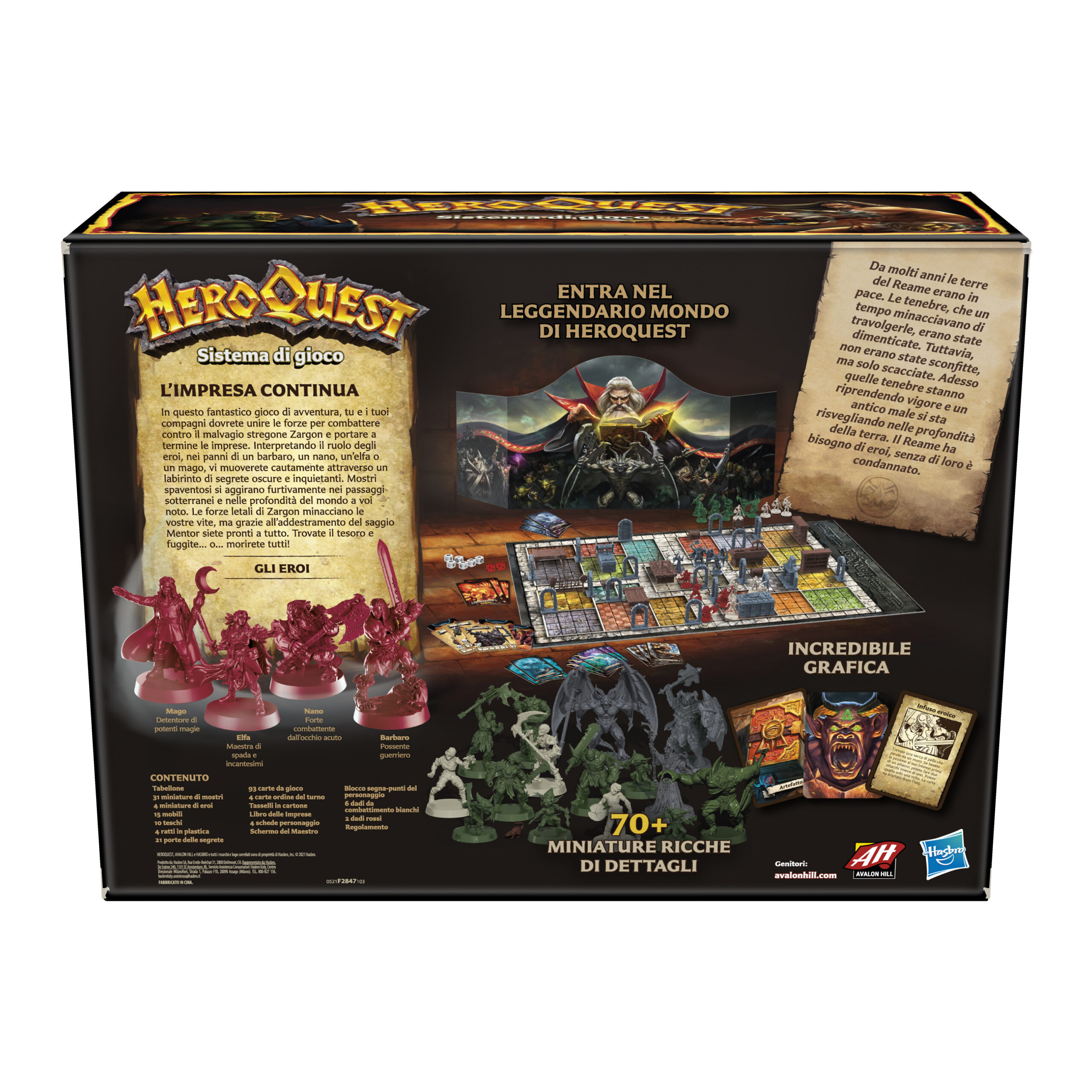 HEROQUEST: HEROQUEST NUOVA EDIZIONE ITALIANA Gioco da Tavolo HASBRO - immagine 3