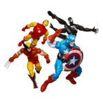 MARVEL LEGENDS: "Secret Wars" - RETRO IRON MAN, CAPTAIN AMERICA, WOLVERINE, BLACK SPIDER-MAN Action Figure 15 cm