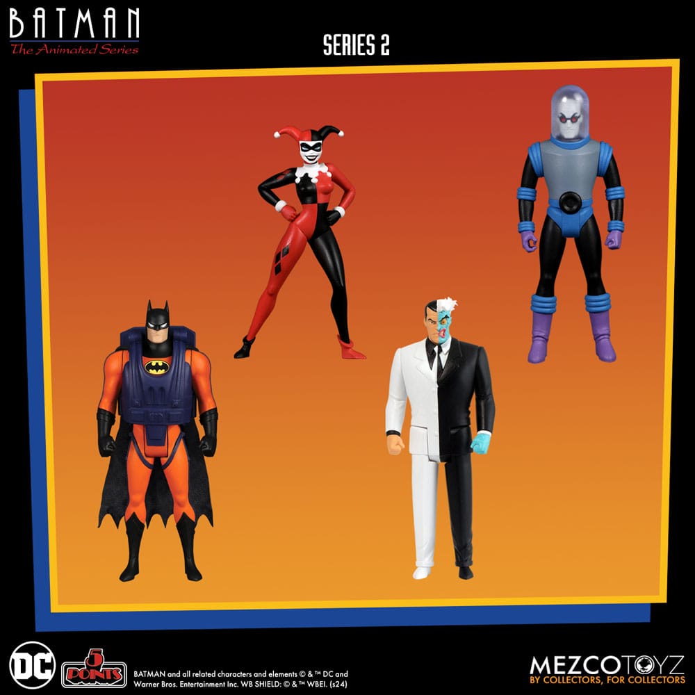 BATMAN: the ANIMATED SERIES 2 5 POINTS SET 4-Figure Action Figure 9 cm