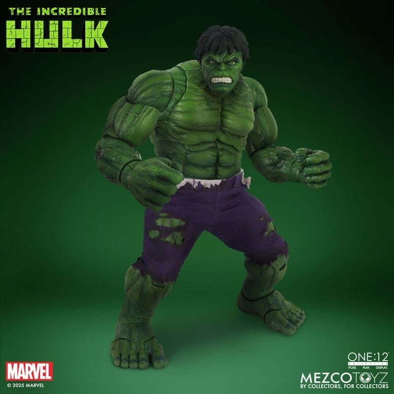the ONE 12 COLLECTIVE: MARVEL - HULK 1/12 Action Figure 19 cm MEZCO TOYS - immagine 2