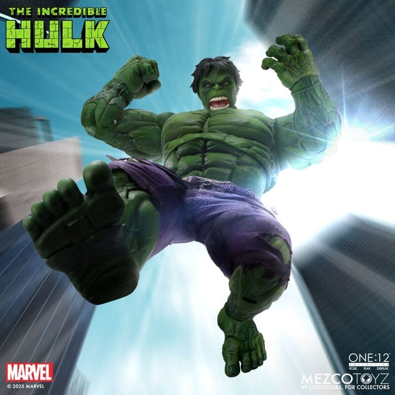 the ONE 12 COLLECTIVE: MARVEL - HULK 1/12 Action Figure 19 cm MEZCO TOYS - immagine 8
