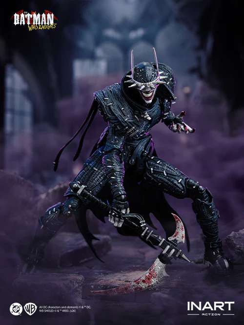 BATMAN: "Dark Night Metal" the BATMAN WHO LAUGHS 1/12 Action Figure 18 cm - immagine 14