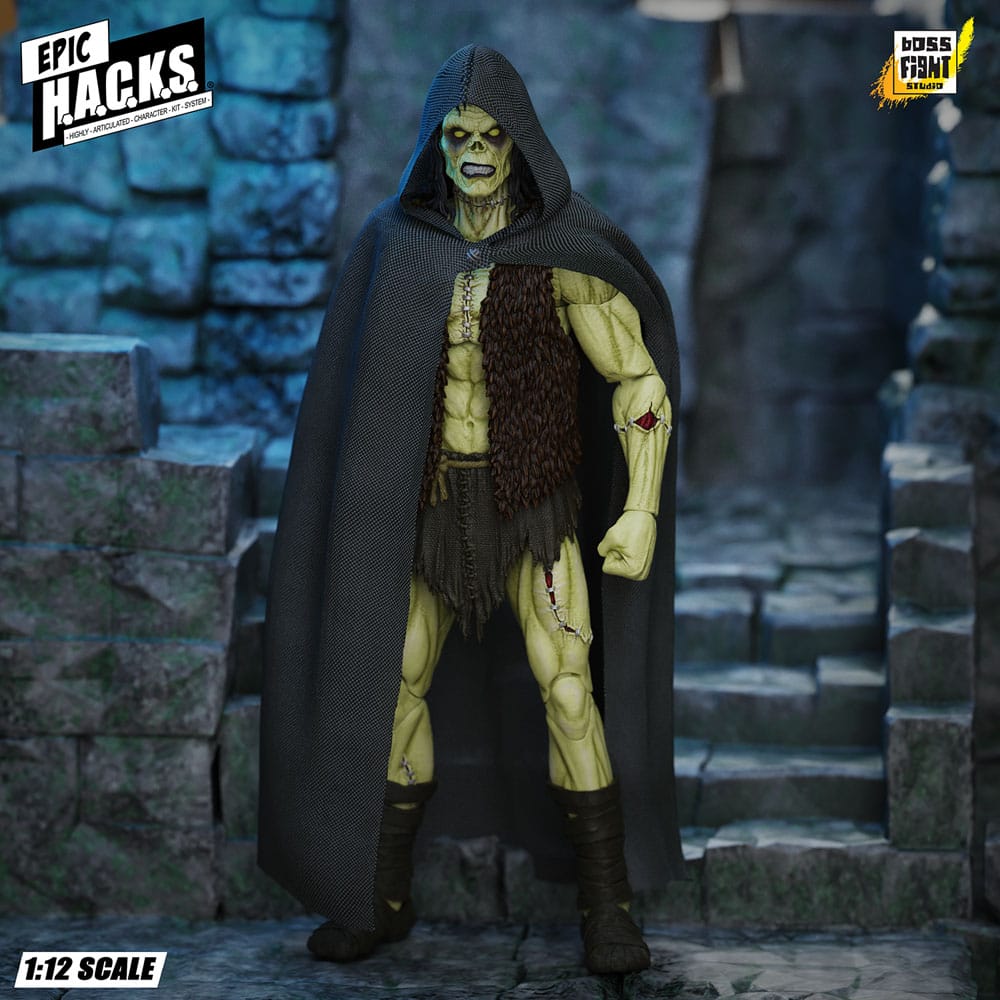 FRANKENSTEIN di MARY SHELLEY: UNDEAD CREATURE - EPIC H.A.C.K.S. 1/12 Action Figure 19 cm BOSS FIGHT STUDIO