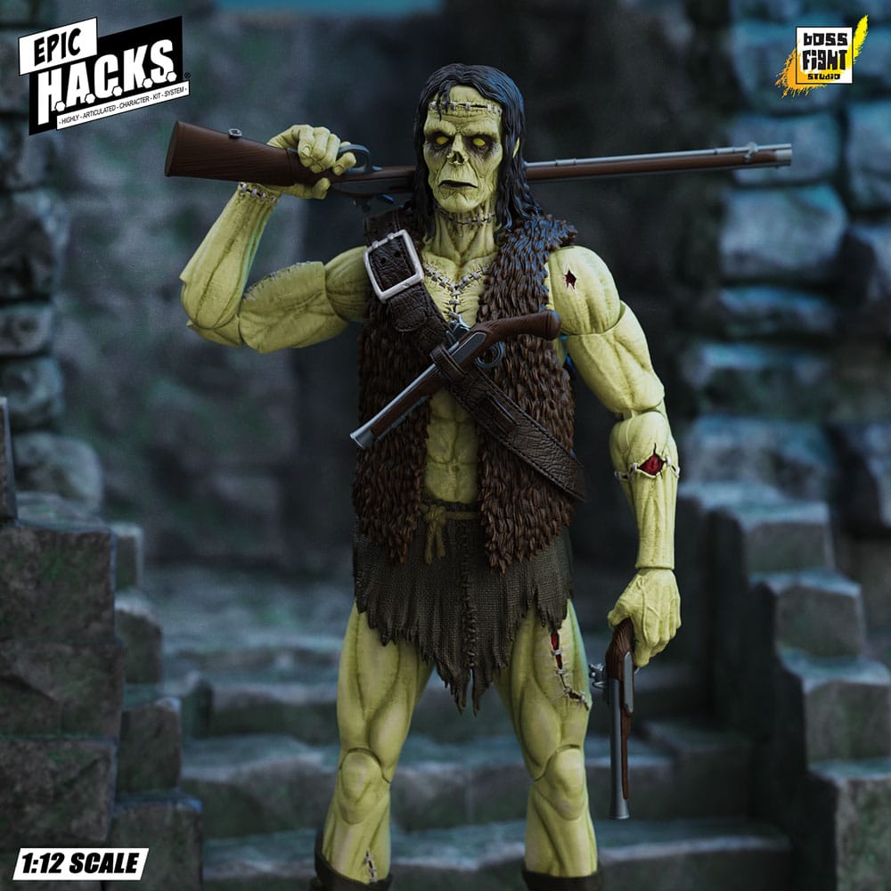 FRANKENSTEIN di MARY SHELLEY: UNDEAD CREATURE - EPIC H.A.C.K.S. 1/12 Action Figure 19 cm BOSS FIGHT STUDIO - immagine 3