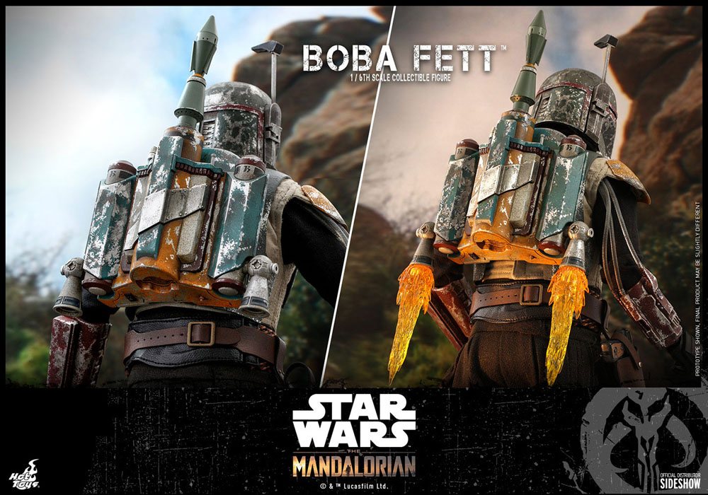 STAR WARS: the MANDALORIAN - BOBA FETT 1/6 Action Figure 30 cm - immagine 14