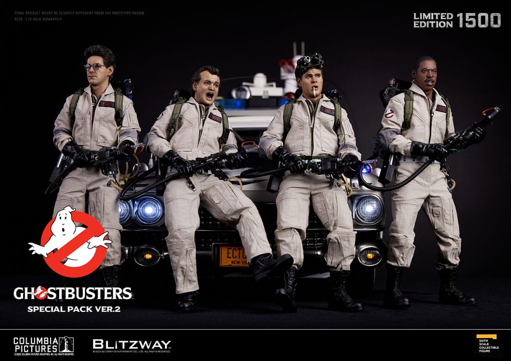 GHOSTBUSTERS: Venkman, Stantz, Spengler, Zeddemore Ver. 2 SET 4-Pack 1/6 Action Figure 31 cm - immagine 4
